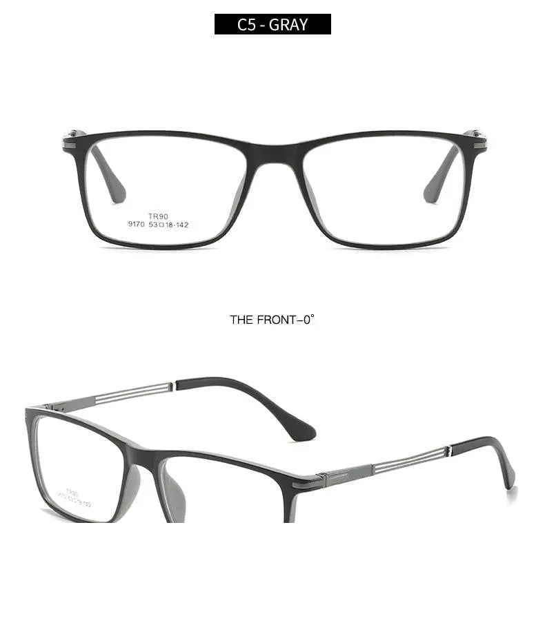 Hotochki Unisex Full Rim Aluminum Magnesium Frame Eyeglasses 9170