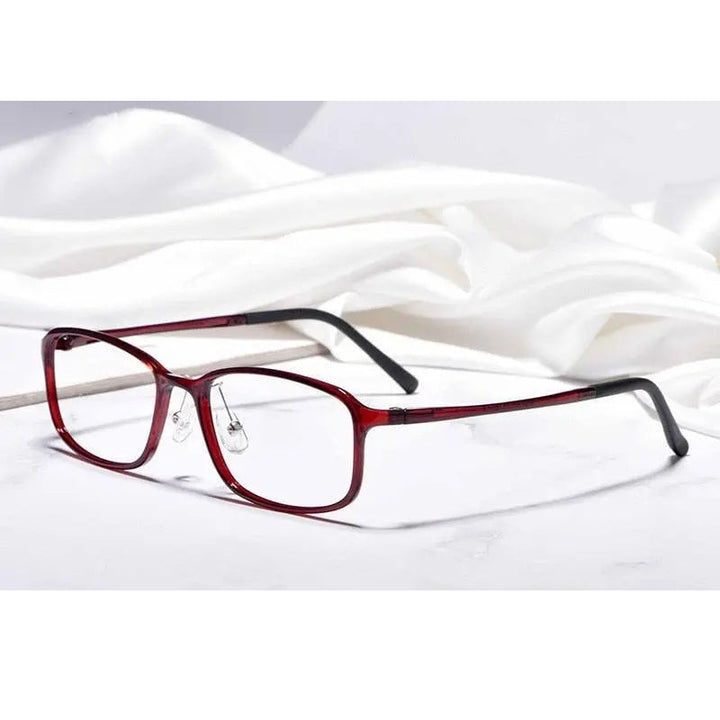 Yimaruili Unisex Full Rim TR 90 Resin Frame Eyeglasses M8003