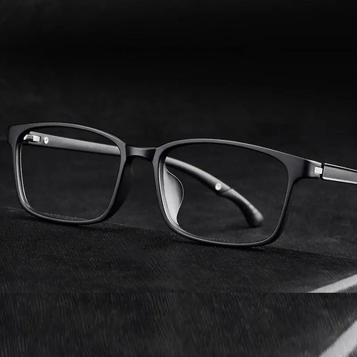 Chashma Ochki Unisex Full Rim Square Tr 90 Titanium Eyeglasses 5106