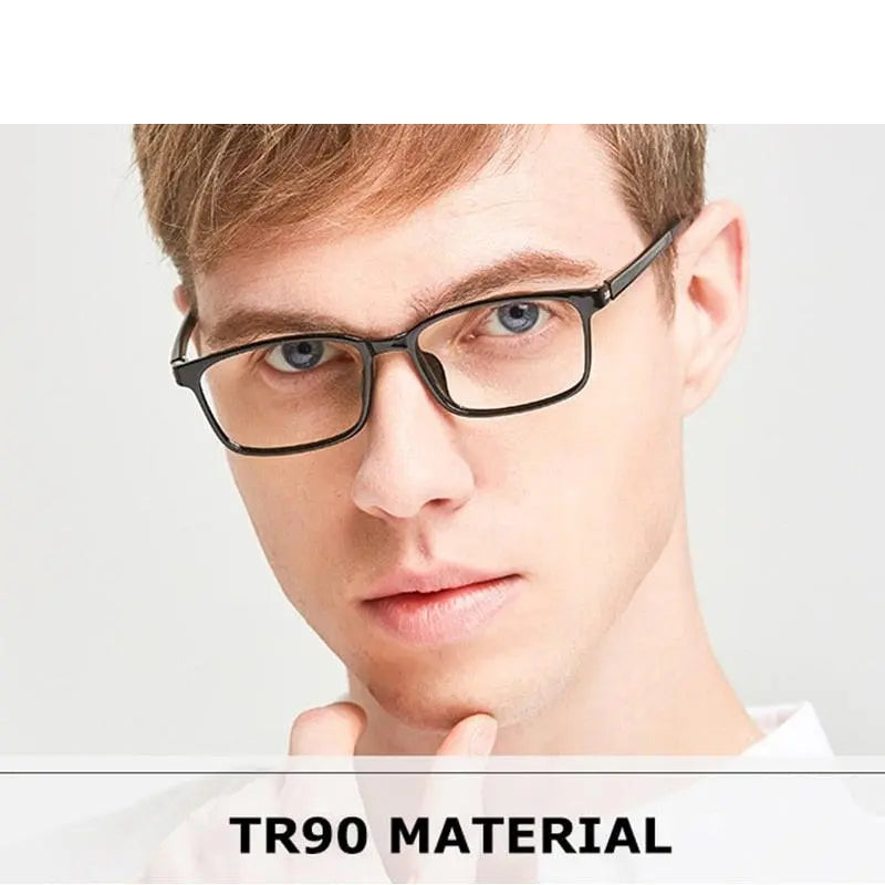 Chashma Ochki Unisex Full Rim Square Tr 90 Titanium Eyeglasses 5106