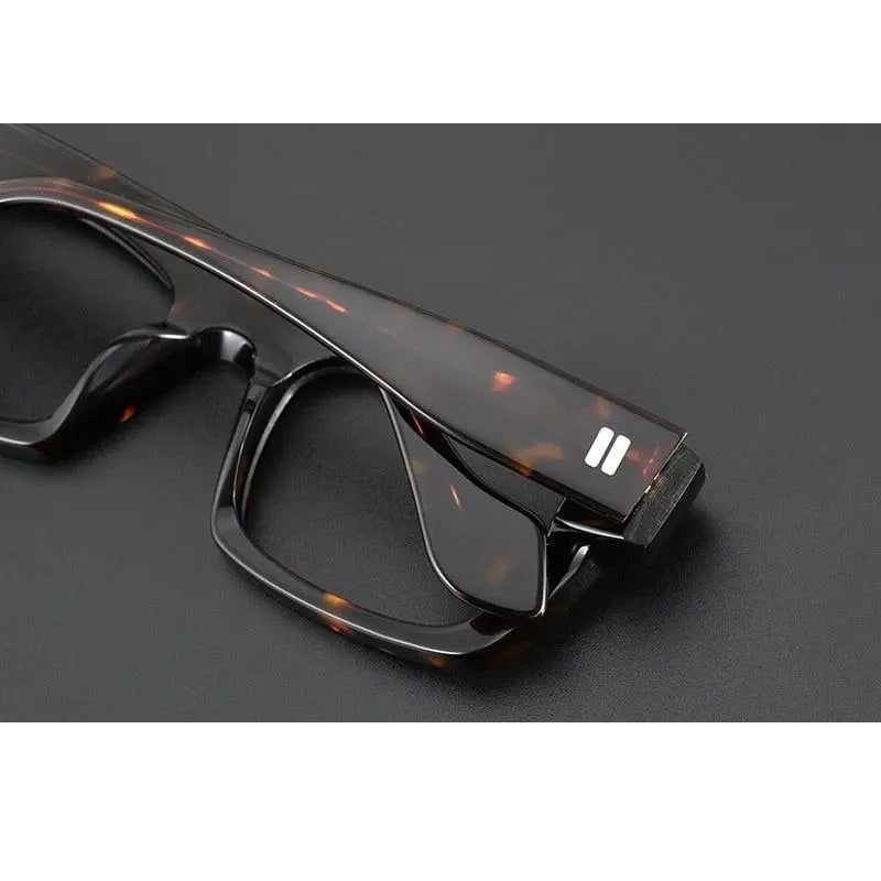 Gatenac Unisex Full Rim Square Acetate Eyeglasses Gxyj1087