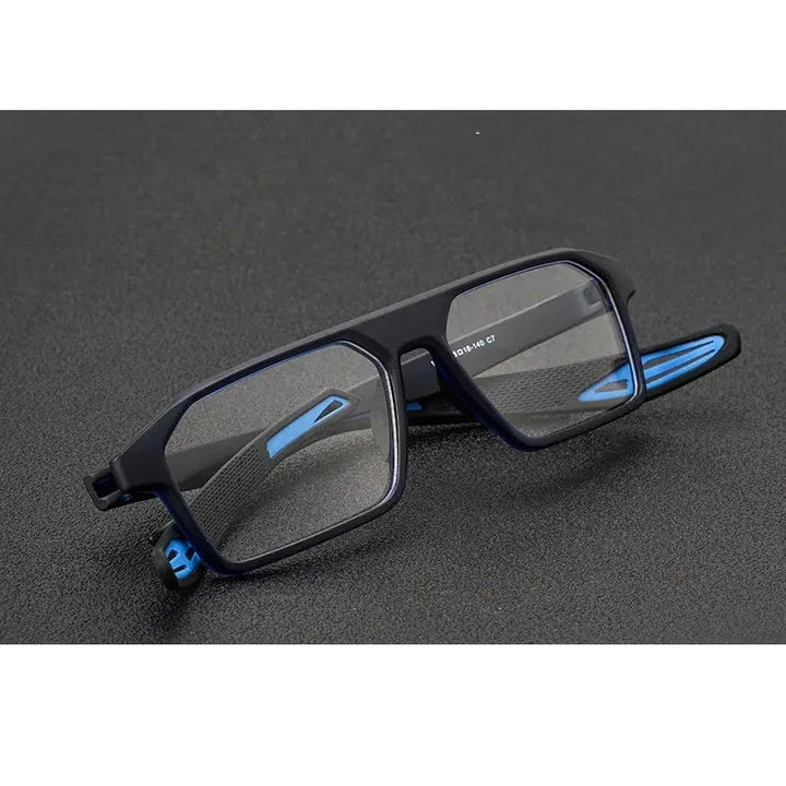 Kocolior Unisex Full Rim Square Tr 90  Sport Eyeglasses 1218