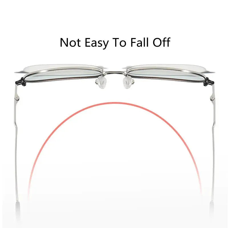 Kocolior Unisex Full Rim Square Acetate Alloy Brow Line Eyeglasses 9123