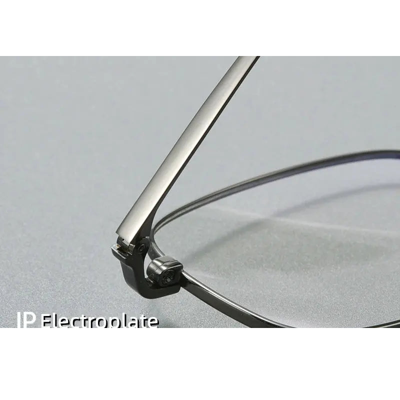 Kocolior Unisex Full Rim Small Square Titanium Eyeglasses 6052