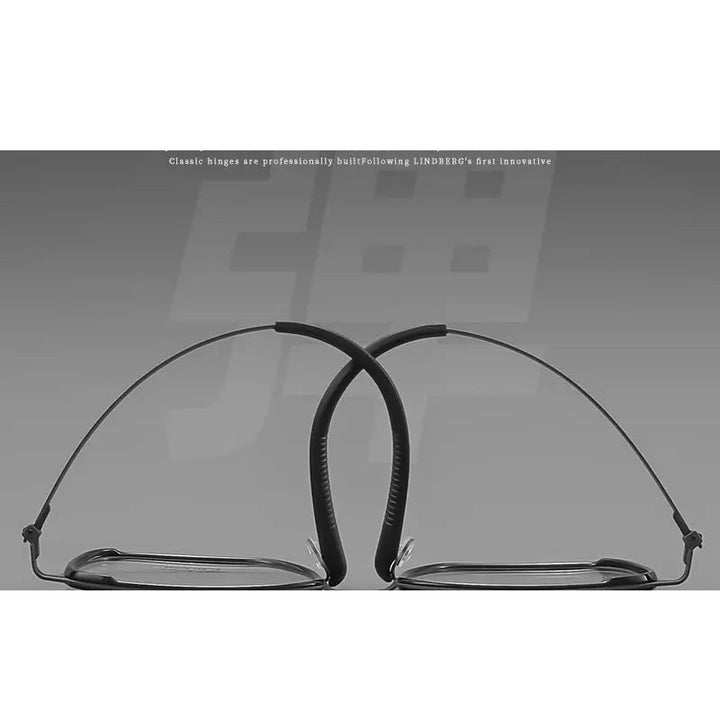 Reven Jate Unisex Full Rim Square Titanium Acetate Eyeglasses J2601