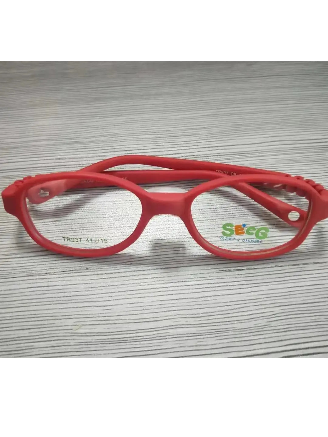 Secg Unisex Youth Full Rim Oval Tr 90 Silicone Eyeglasses 18937