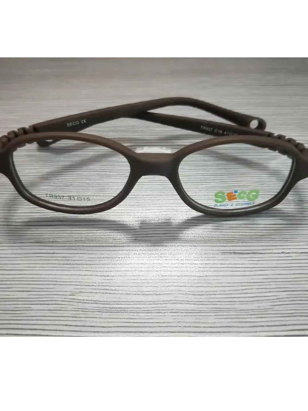 Secg Unisex Youth Full Rim Oval Tr 90 Silicone Eyeglasses 18937