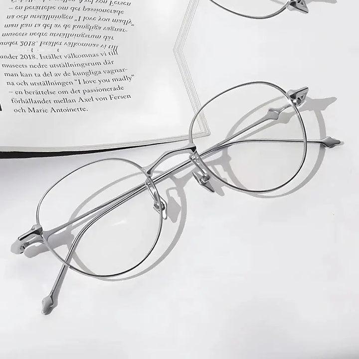 Krasivyy Unisex Full Rim Square Titanium Eyeglasses 14618