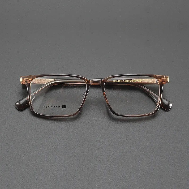 Nobler Unisex Full Rim Square Acetate Eyeglasses 84121
