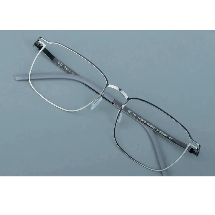 Aimee Unisex Full Rim Square Screwless Steel Eyeglasses 53143