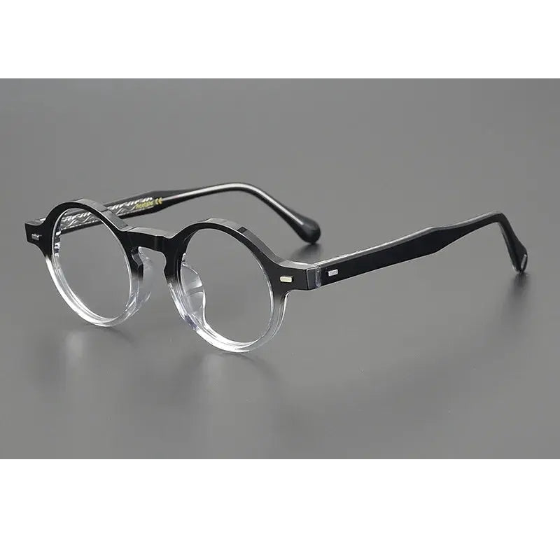 Aimee Unisex Full Rim Round Acetate Eyeglasses 29532
