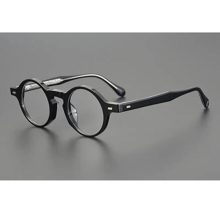 Aimee Unisex Full Rim Round Acetate Eyeglasses 29532