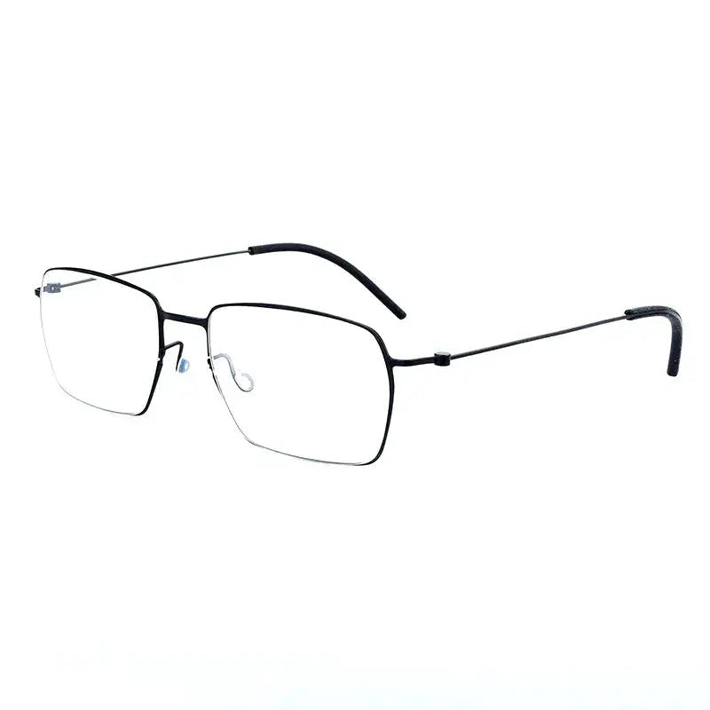 Aimee Unisex Full Rim Square Screwless Titanium Eyeglasses 15509