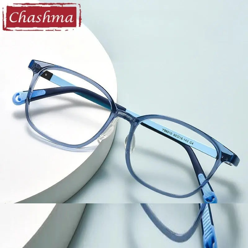 Chashma Ochki Unisex Full Rim Square Tr 90 Titanium Tr 90 Eyeglasses 396010