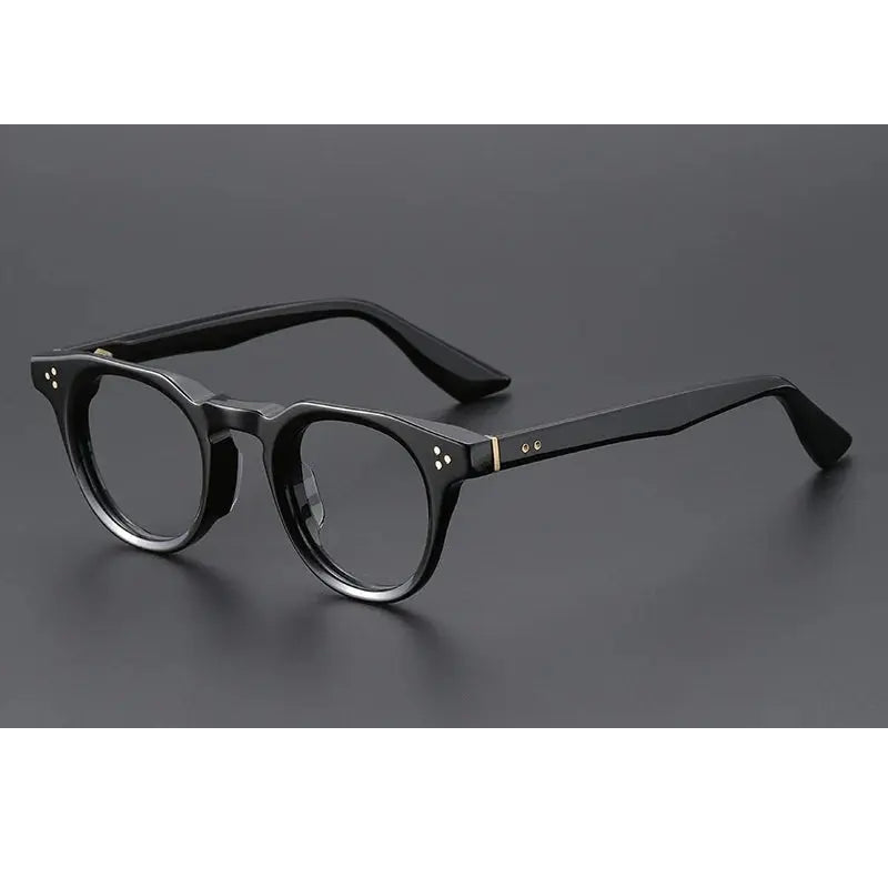 Xbora Unisex Full Rim Oval Brow Line Thick Acetate Eyeglasses 655008