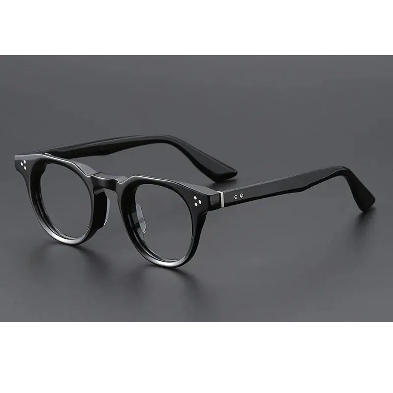 Xbora Unisex Full Rim Oval Brow Line Thick Acetate Eyeglasses 655008
