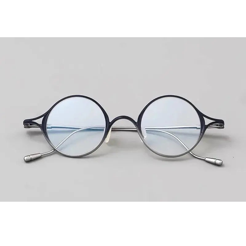 Aimee Unisex Full Rim Oval Round Titanium Eyeglasses 542353