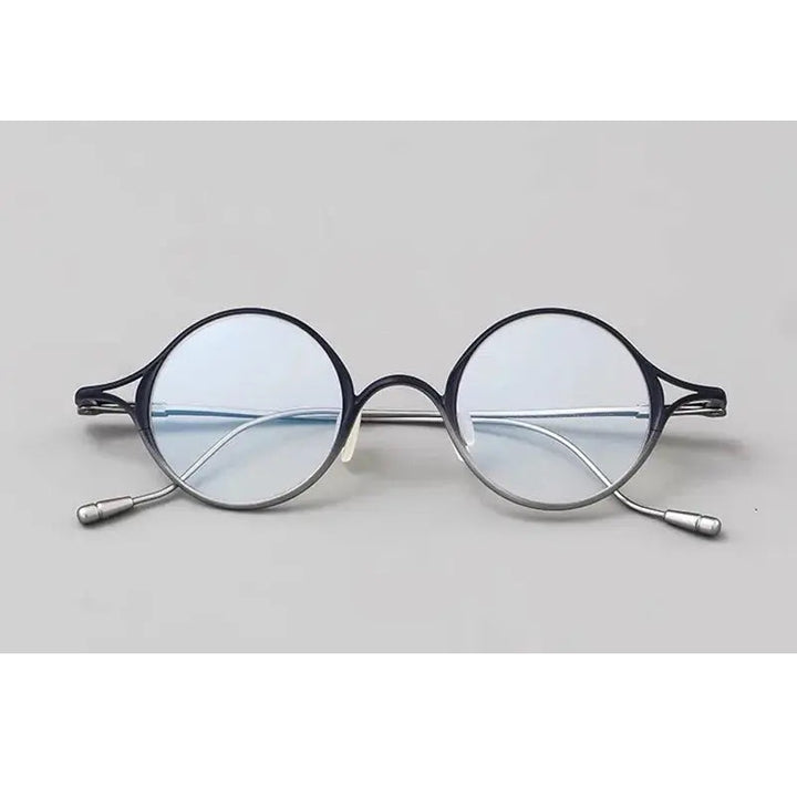 Aimee Unisex Full Rim Oval Round Titanium Eyeglasses 542353