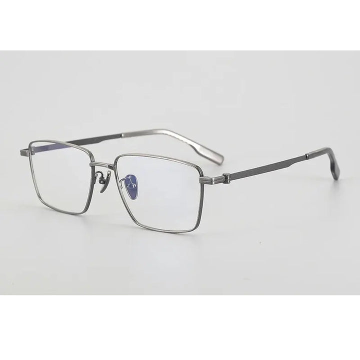 Chashma Unisex Full Rim Polygon Square Titanium Eyeglasses 886021