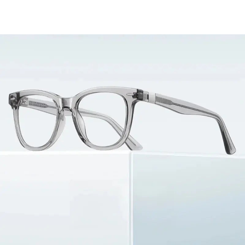 Chashma Ochki Unisex Full Rim Square Tr 90 Titanium Eyeglasses 882230