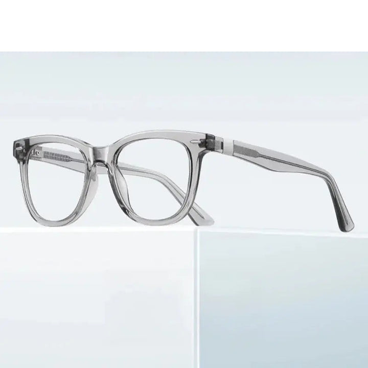 Chashma Ochki Unisex Full Rim Square Tr 90 Titanium Eyeglasses 882230