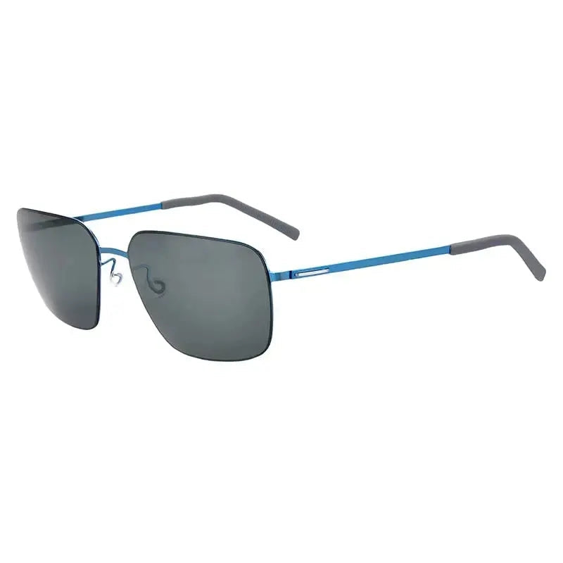 Aimee Full Rim 800200 Unisex Ultralight Pure Titanium Square Sunglasses