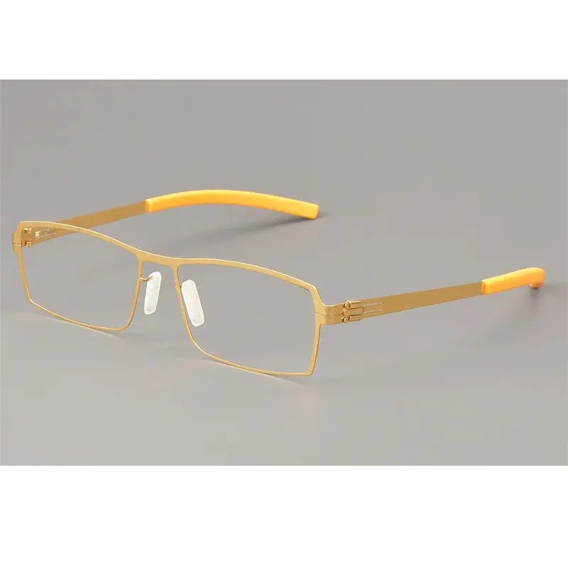 Bobbie Full Rim 508500 Unisex Square Stainless Steel Screwless Frames
