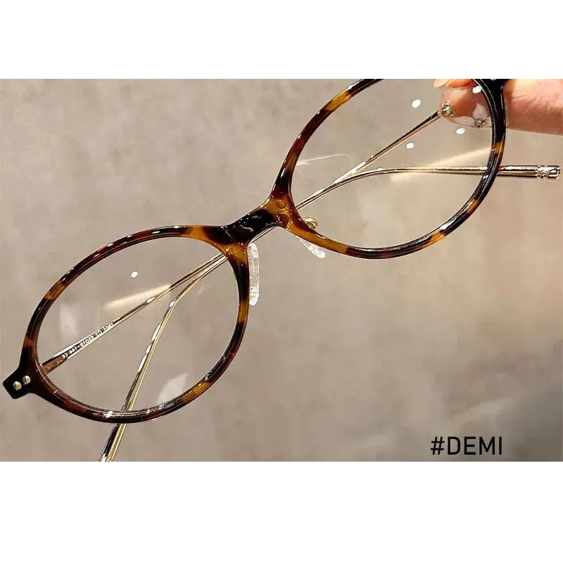 Kansept Unisex Full Rim Oval Tr 90 Metal Frames 180100
