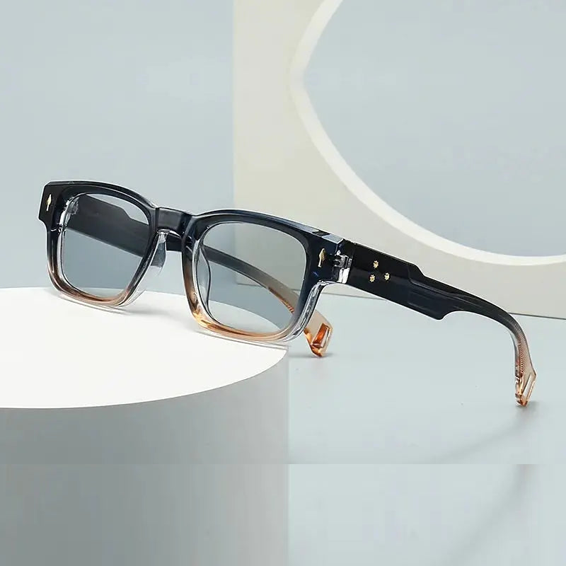 Kocolior Unisex Full Rim Rectangle Acetate Sunglasses 341000