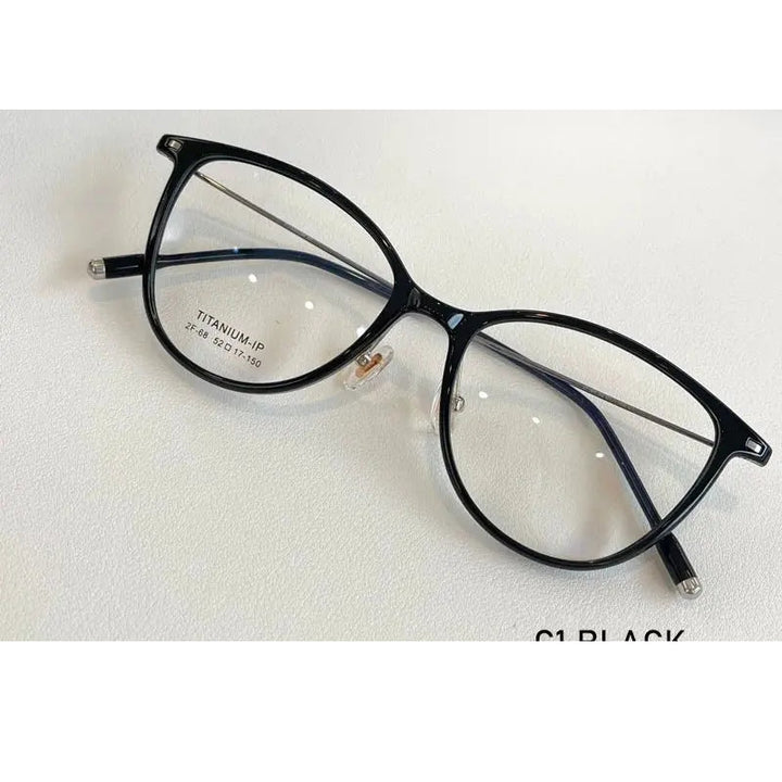 Kansept Unisex Full Rim Cat Eye Tr 90 Titanium Frames 206800