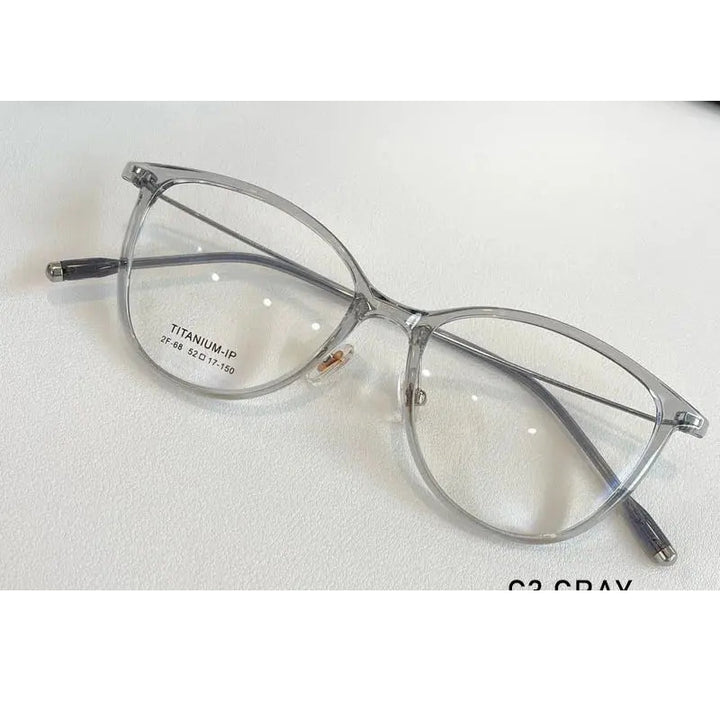 Kansept Unisex Full Rim Cat Eye Tr 90 Titanium Frames 206800