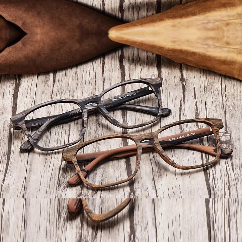 Hdcrafter Unisex Full Rim Square Acetate Frames 809800