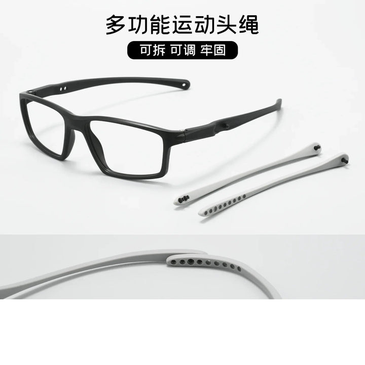Bclear Unisex Full Rim Rectangle TR90 Sports Eyeglasses BSF-9304TR