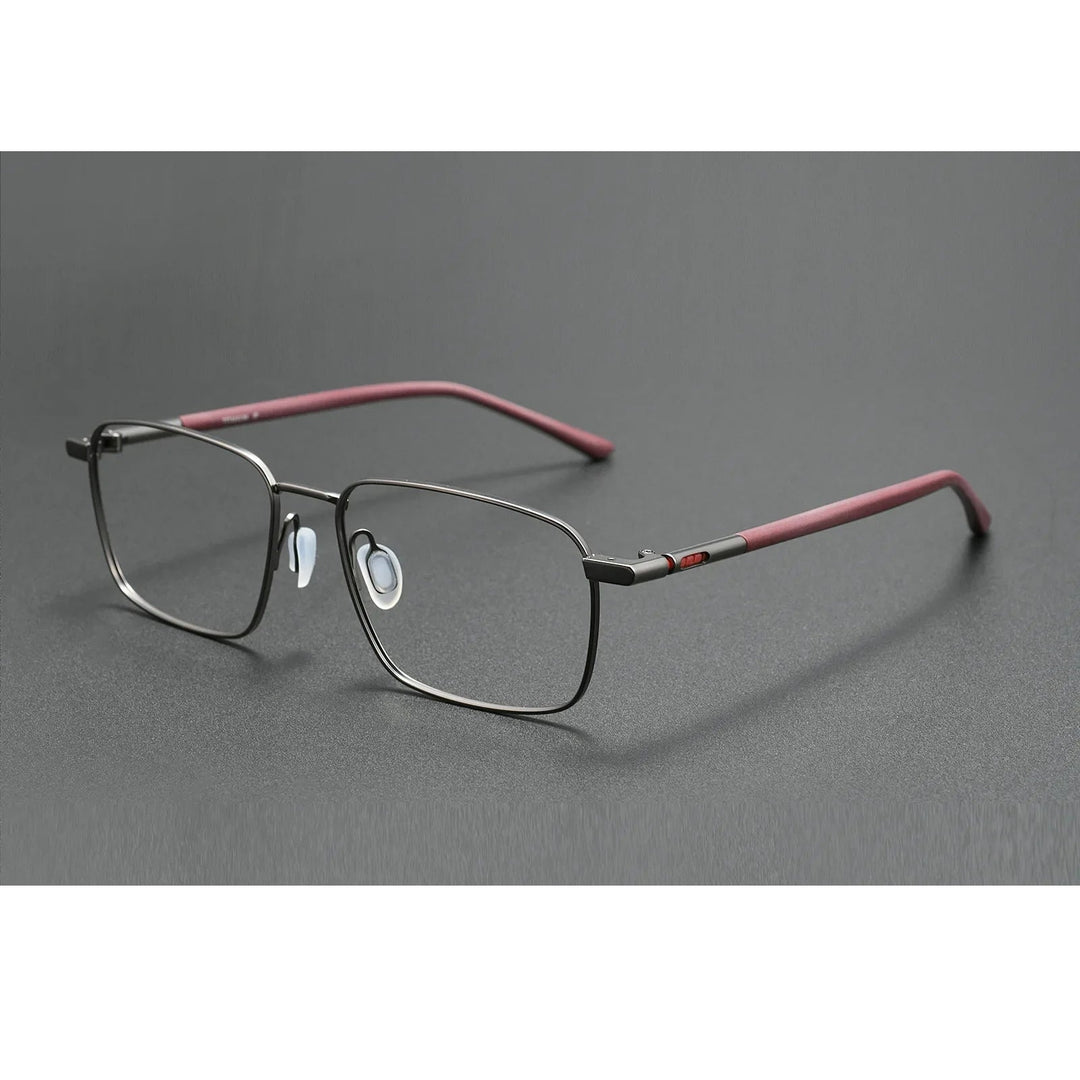 Bclear Men Full Rim Square Titanium Eyeglasses BSF-P8750JS