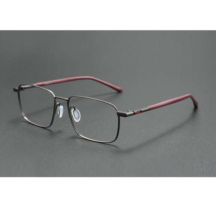 Bclear Men Full Rim Square Titanium Eyeglasses BSF-P8750JS