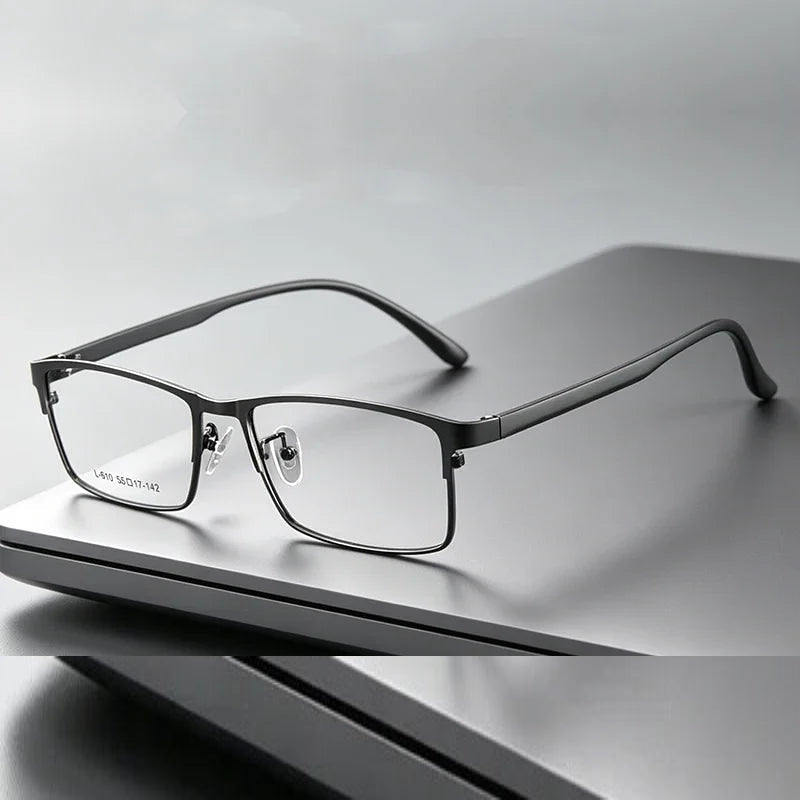 Bclear Unisex Full Rim Square Alloy Eyeglasses MY-L610