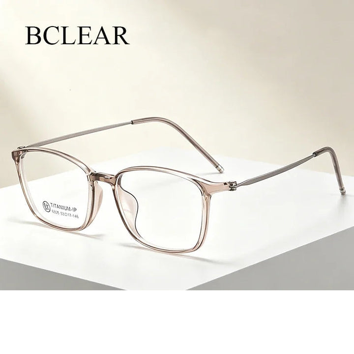 Bclear Unisex Full Rim Square TR90 Eyeglasses MY-6805