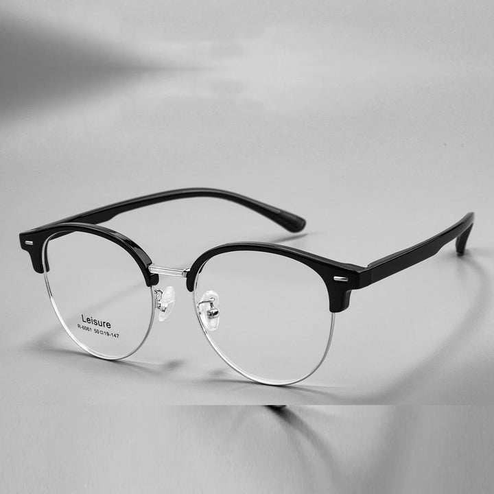 Bclear Unisex Semi Rim Browline TR90 Eyeglasses BSF-R6061ZF
