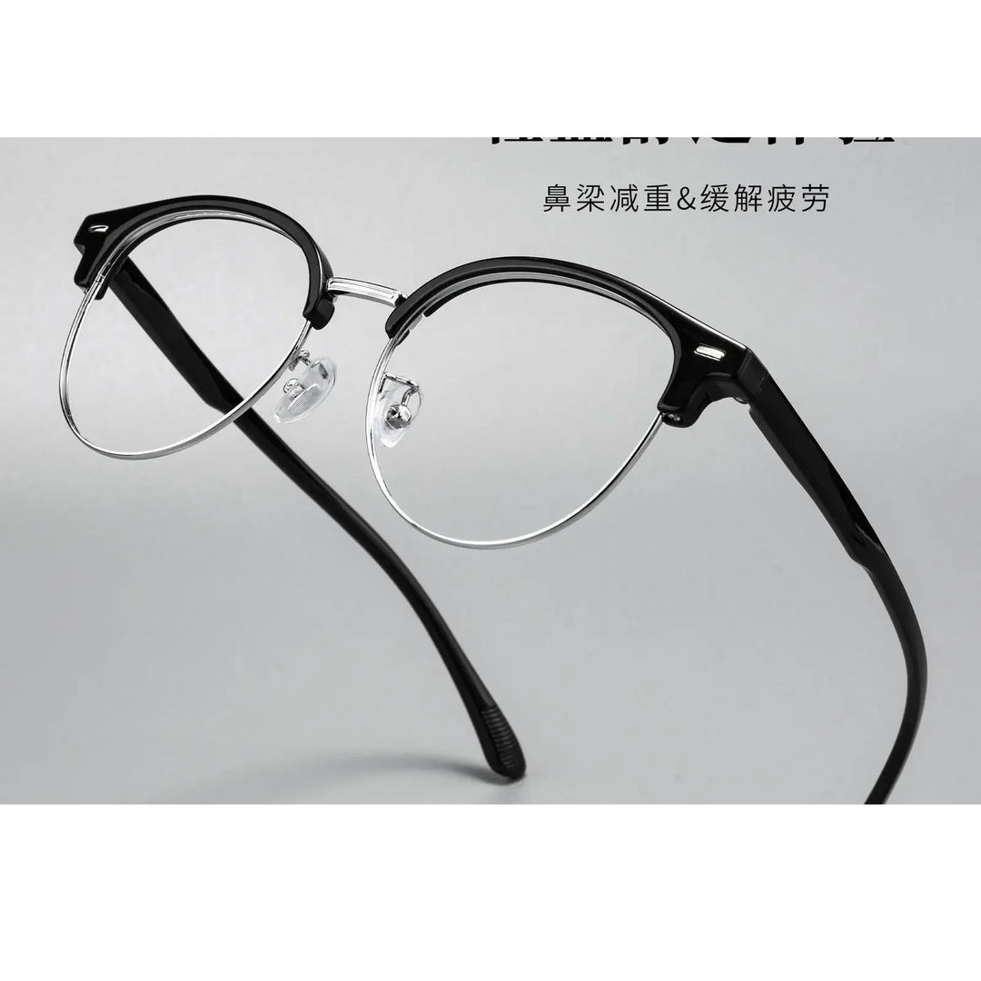 Bclear Unisex Semi Rim Browline TR90 Eyeglasses BSF-R6061ZF