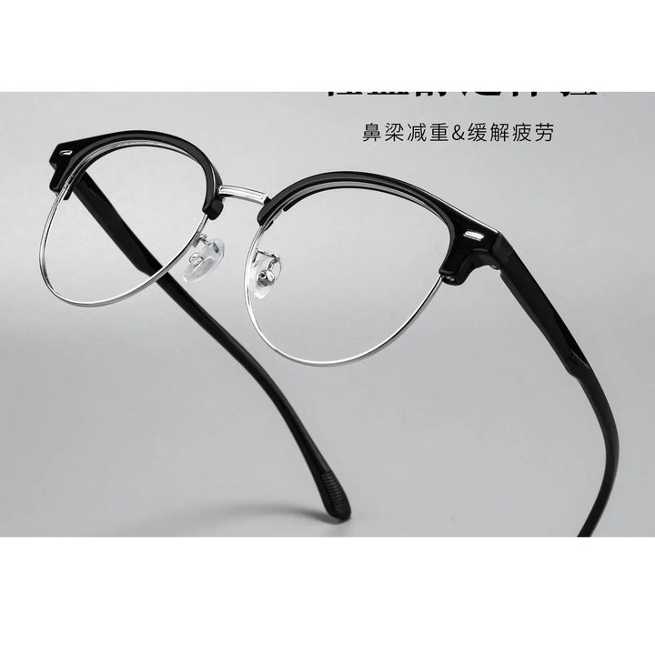 Bclear Unisex Semi Rim Browline TR90 Eyeglasses BSF-R6061ZF