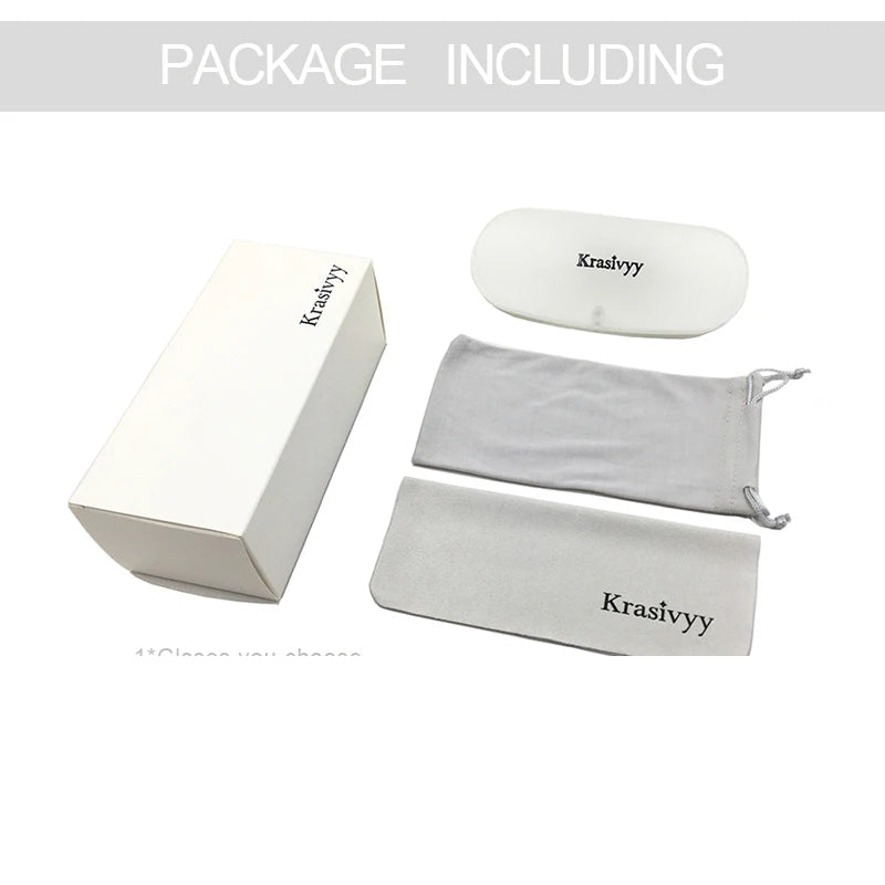 Krasivyy Unisex Rimless Round Pure Titanium Prescription Eyeglasses KR16012