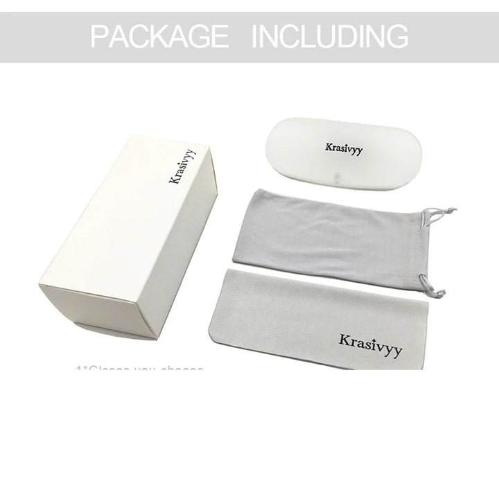 Krasivyy Unisex Rimless Oval Pure Titanium Prescription Eyeglasses KR6013