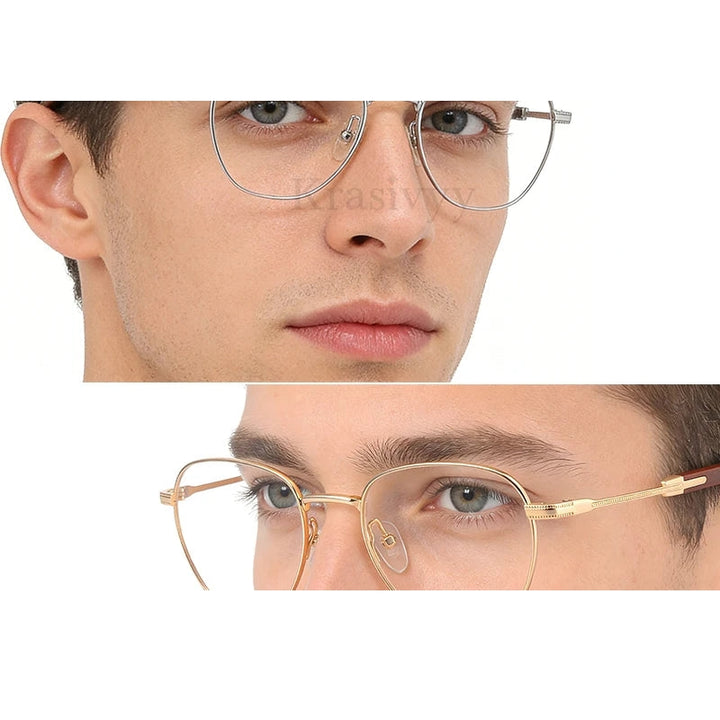 Krasivyy Unisex Full Rim Titanium Prescription Eyeglasses KR16088