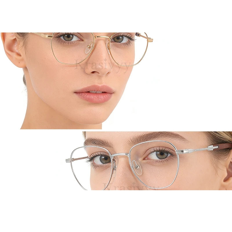 Krasivyy Unisex Full Rim Titanium Prescription Eyeglasses KR16088