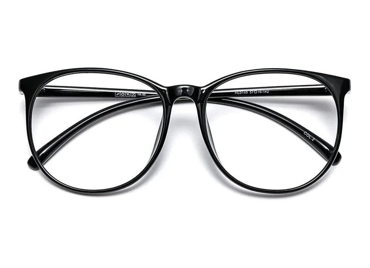 Cubojue Unisex Full Rim Oval Square Tr 90 Titanium Eyeglasses 71409 - Size Chart