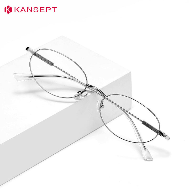 Kansept Unisex Rimless Oval Alloy Frames 502000 — view 1 | Kansept at FuzWeb