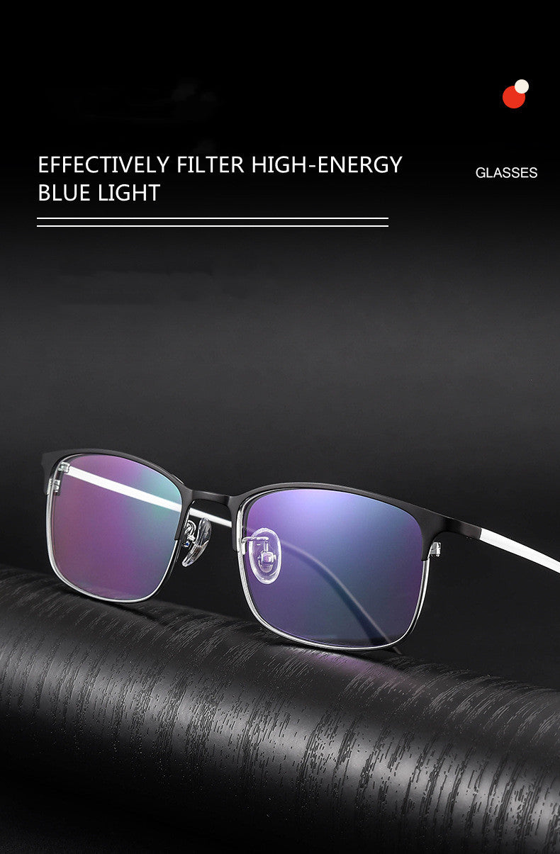 Kocolior Unisex Full Rim Square Alloy Hyperopic Reading Glasses 38010 — view 1 | Kocolior at FuzWeb