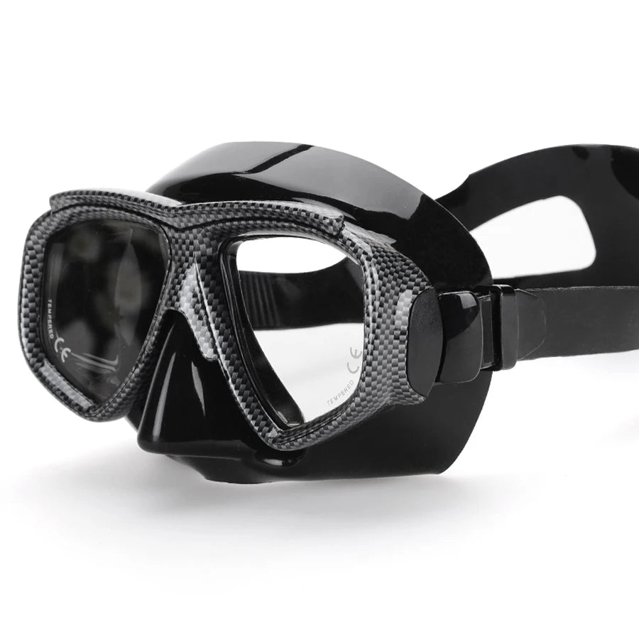 Aleefa Unisex Goggle Pc Silicone Tempered Glass Myopic Swim Mask 98203.