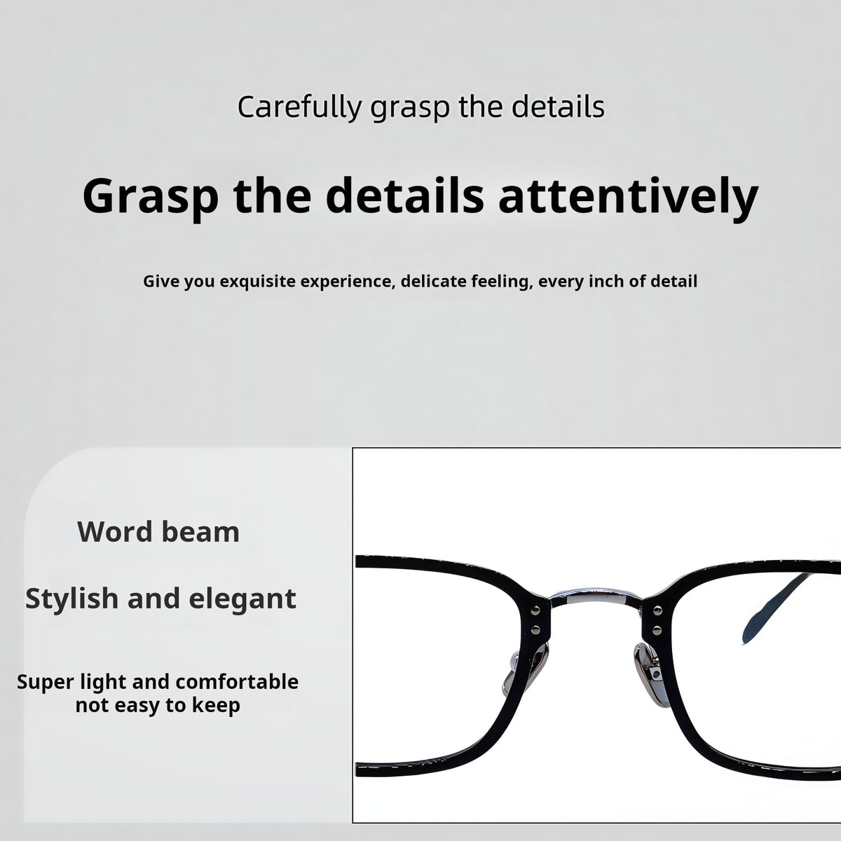 Momoja Womens Full Rim Polygon Acetate Titanium Eyeglasses 72360 — view 2 | Momoja at FuzWeb