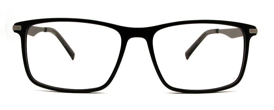 Esnbie Unisex Full Rim Square Acetate Titanium Eyeglasses 20091 — view 4 | Esnbie at FuzWeb